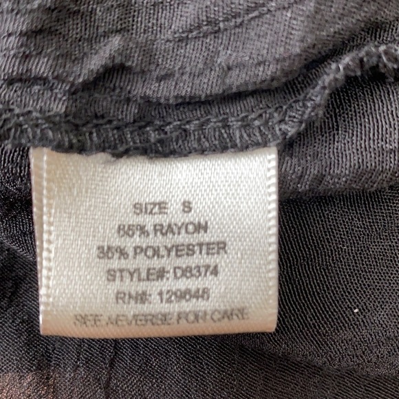 Black Ruffle Dress Size Small - Picture 7 of 9